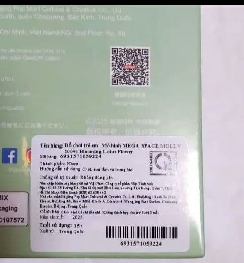 ベトナム限定　MEGA SPACE MOLLY 100%　　新品　未開封