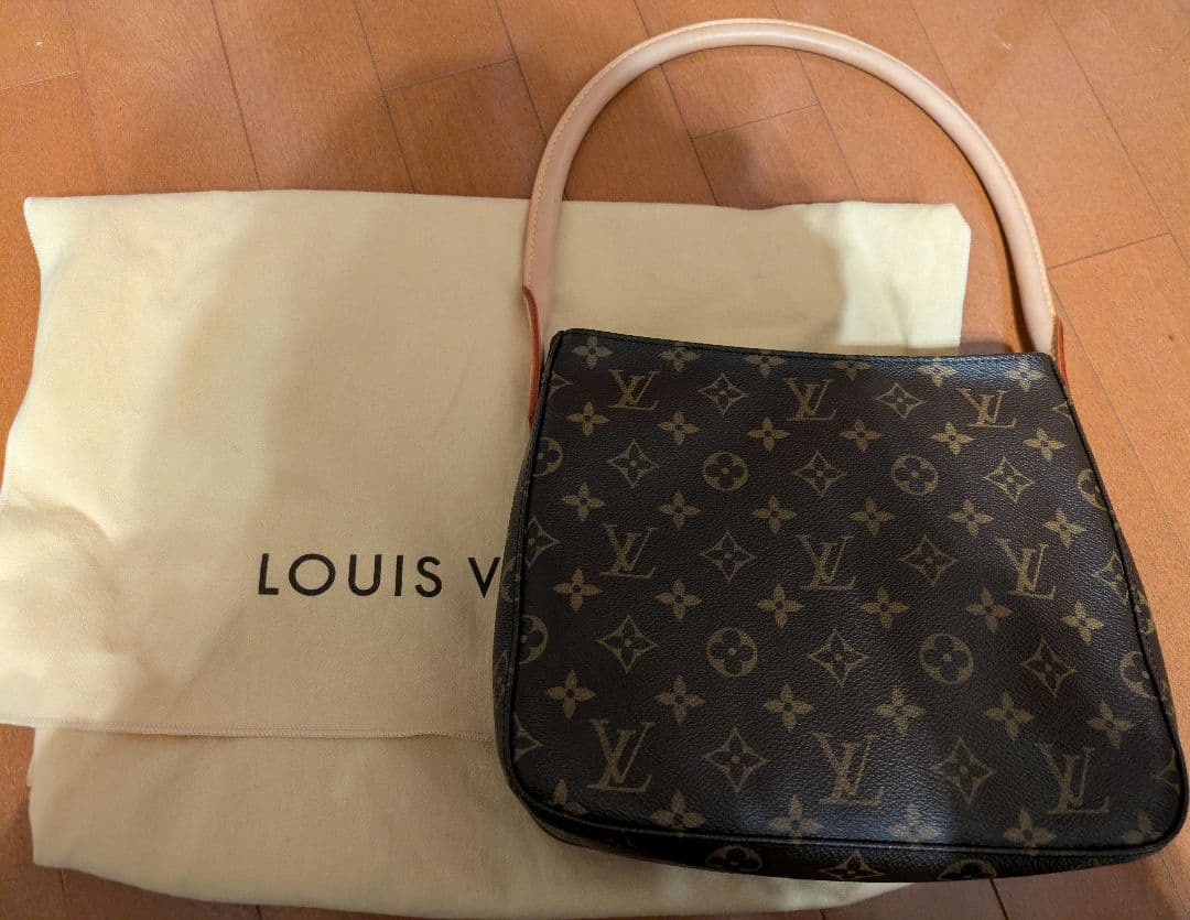 ルイヴィトン　VUITTON モノグラム　ルーピング　MM ショルダーバッグ
