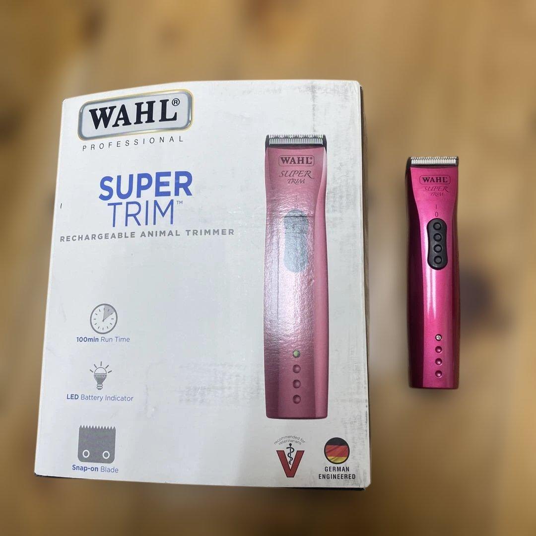 WAHL スーパートリム　ウォール　トリマー　ペット　犬バリカン　充電式トリマー