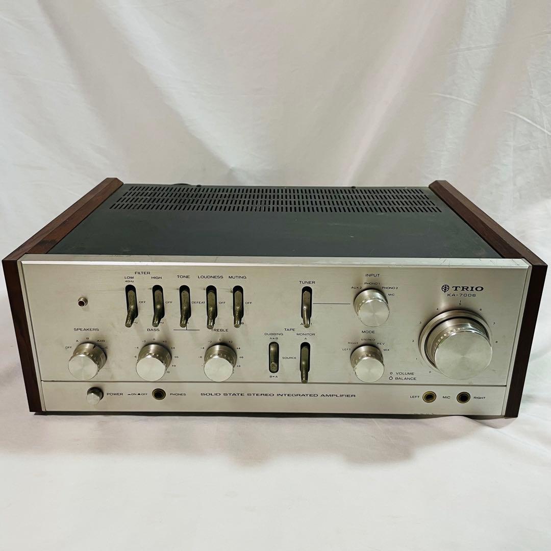 TRIO KA-7006 トリオ　プリメインアンプ　通電確認　元箱付き　現状品