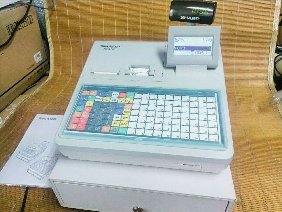 シャープレジスター　XE-A417　PC連携売上管理　最上位機種　400333