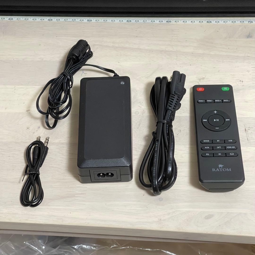 動作品　RATOM-1001 サウンドバー　スピーカー　テレビ　ホームシアター