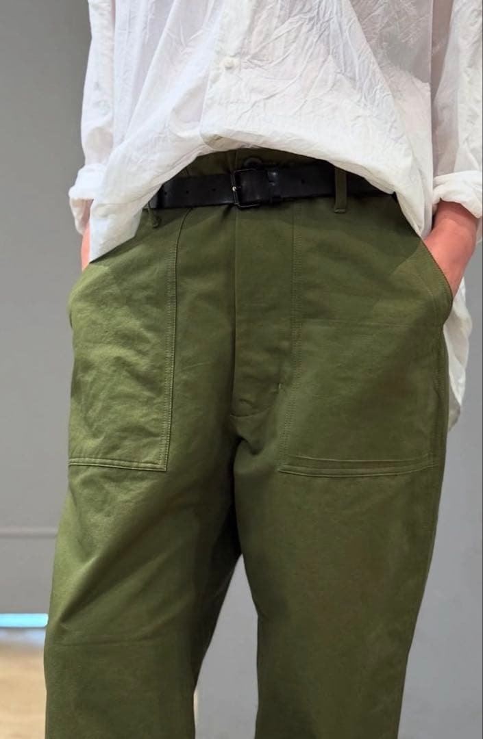 パンツ HTS COTTON/LINEN KERSEY BAKER PANTS