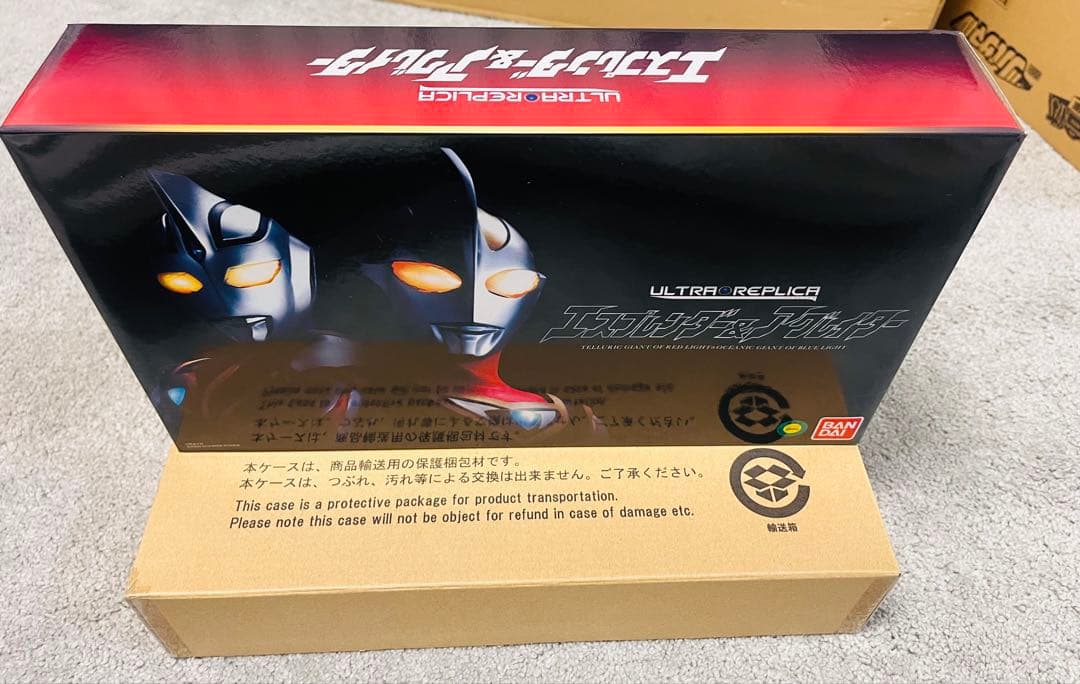 【未使用】ウルトラマンガイア エスプレンダー&アグレイターセット【輸送箱付】