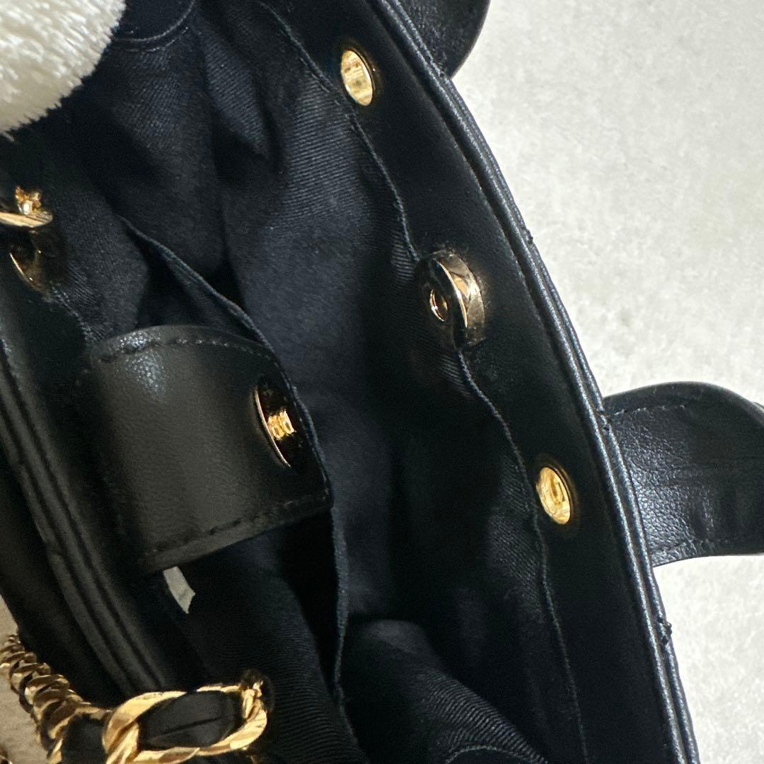 【美品】 Darich キルティング チェーン バック 黒 人気 完売