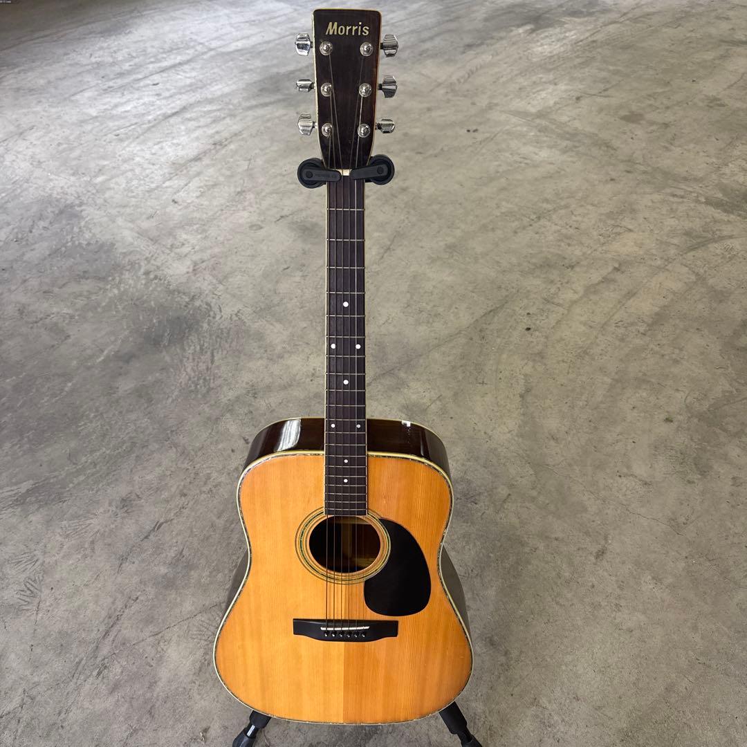 Morris W-30 アコースティックギター　ケース付き難あり