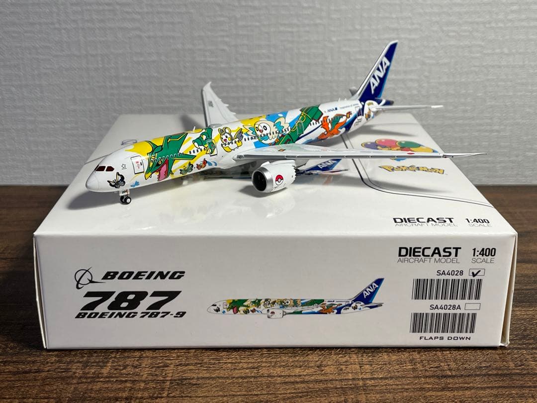 JCWings ANA B787-9 ピカチュウ JA894A 1/400