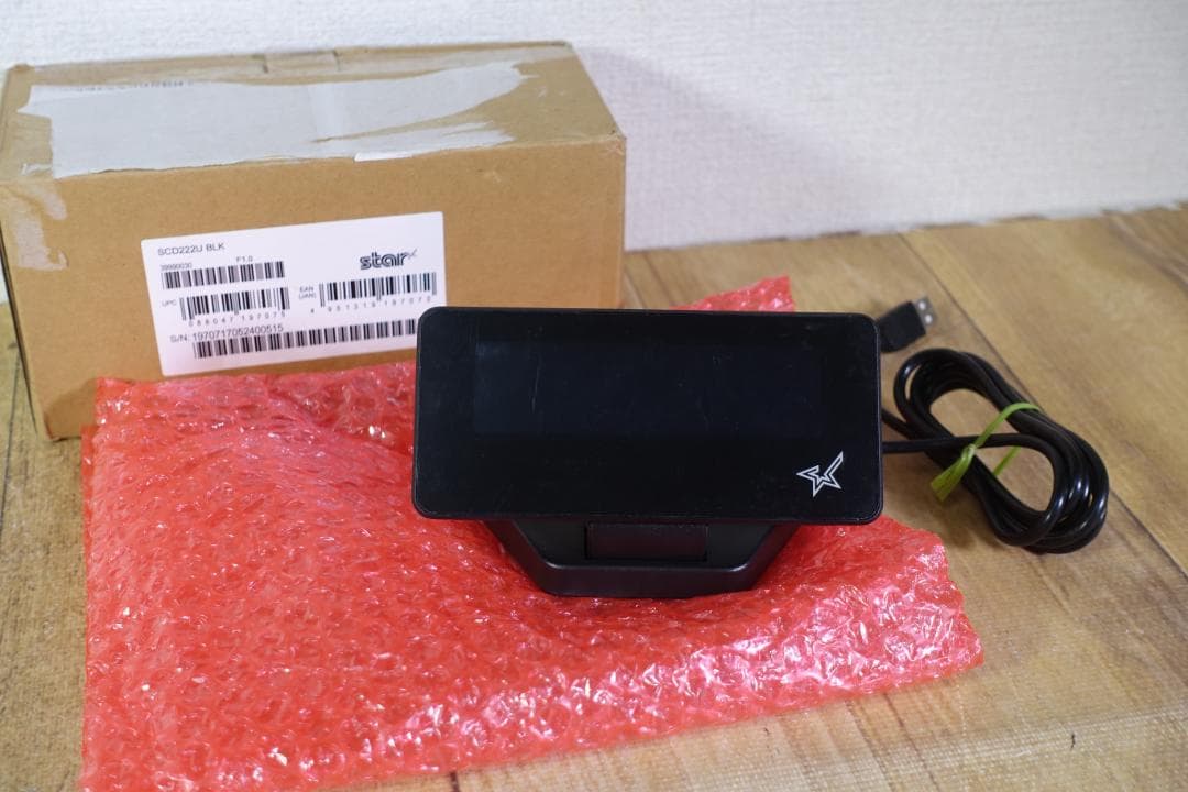 スター精密 SCD222U BLK カスタマーディスプレイ 美品