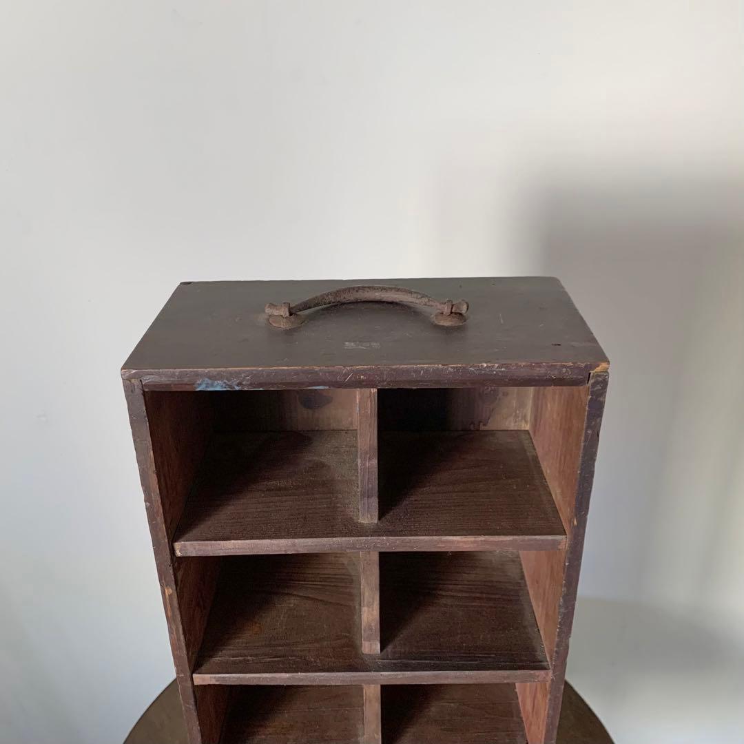 小引き出し 気の利いた 棚 蕎麦猪口棚 収納 飾り棚 古道具 アンティーク