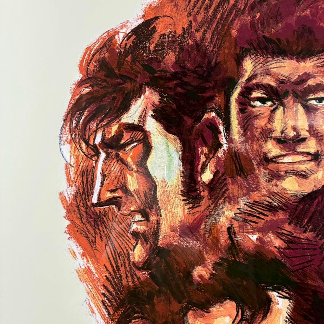 美品 さいとうたかを「影狩り三匹」シルクスクリーン 直筆サイン入 ゴルゴ13