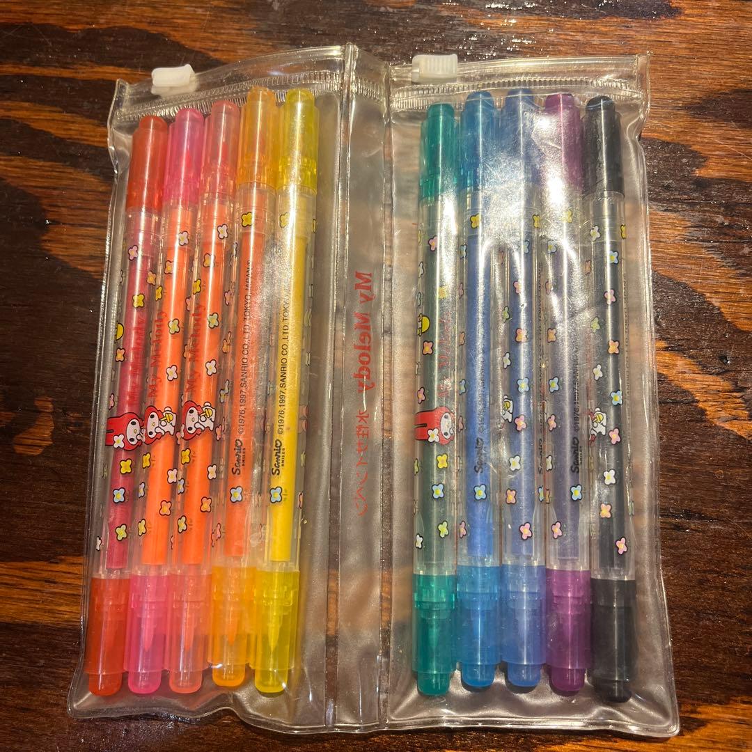 My Melody 水性ペン 10本セット 1976~1997年までのもの
