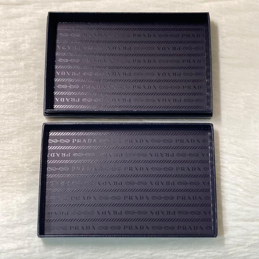 本日限定価格 PRADA プラダ　長財布　紺　パスケース　箱　付属品　二つ折り