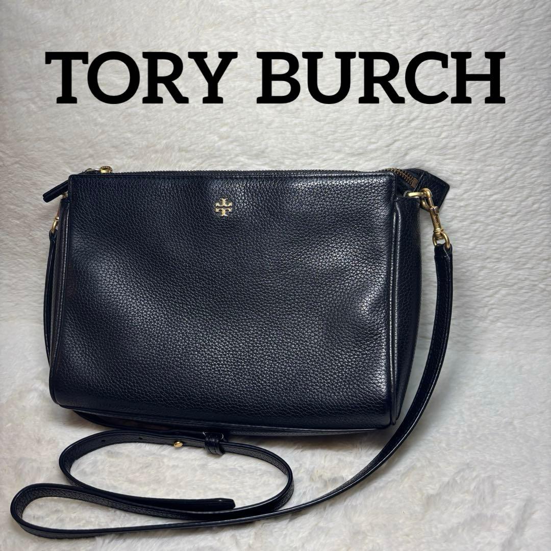 ◆良品◆TORY BURCH トリバーチ ショルダーバッグ　ブラック