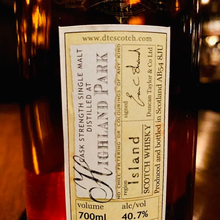 ダンカンテイラー ピアレスコレクション ハイランドパーク40yo 1966