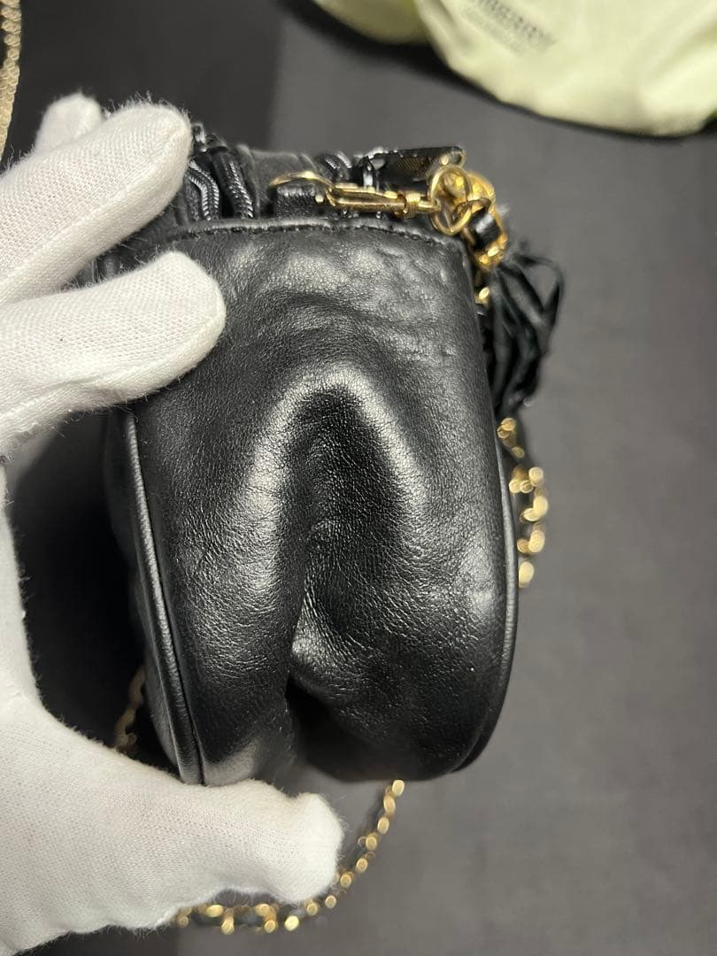 ももこちゃん　シャネル ラムスキン マトラッセ ショルダー バッグ.