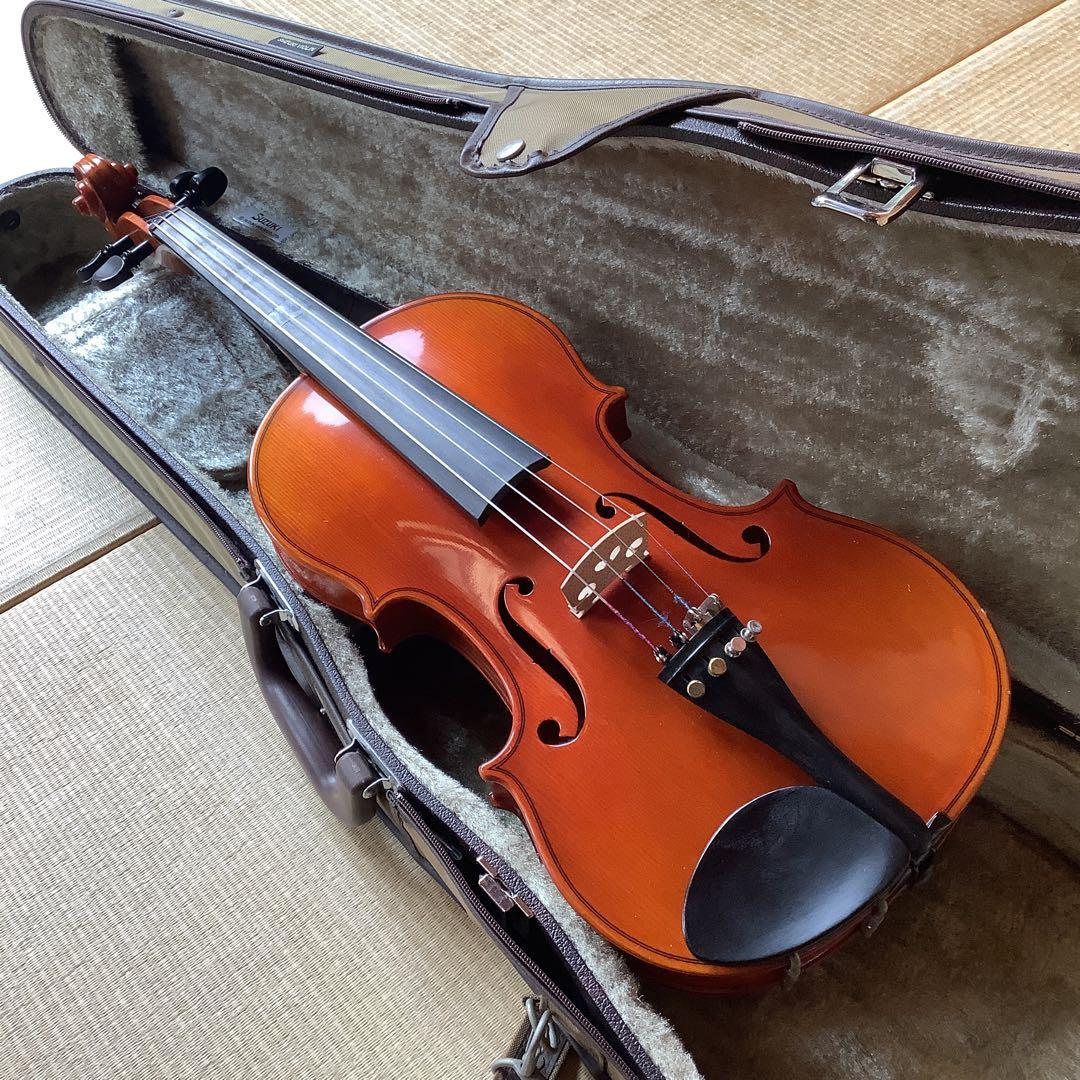 鈴木バイオリン 4/4 No200 ケース 2003 弦張替え済　弓なし