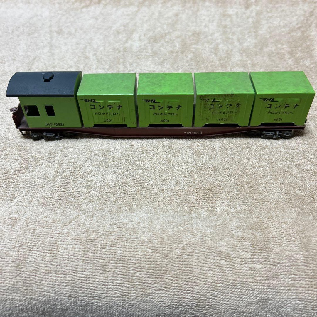 国鉄　コキフ貨物コンテナ付き