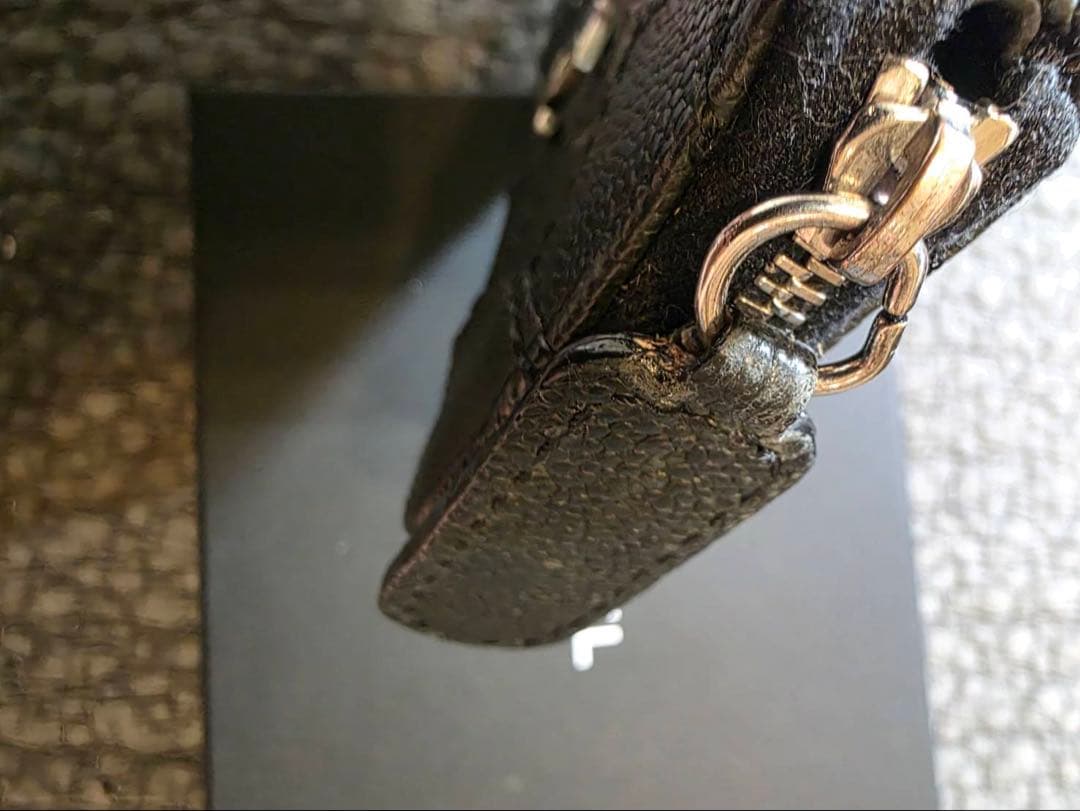 CHANEL ケース キャビアンスキンワイルドステッチ