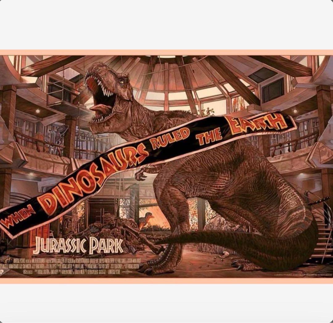 ジュラシックパーク ワールド ポスター MONDO BNG シルクスクリーン