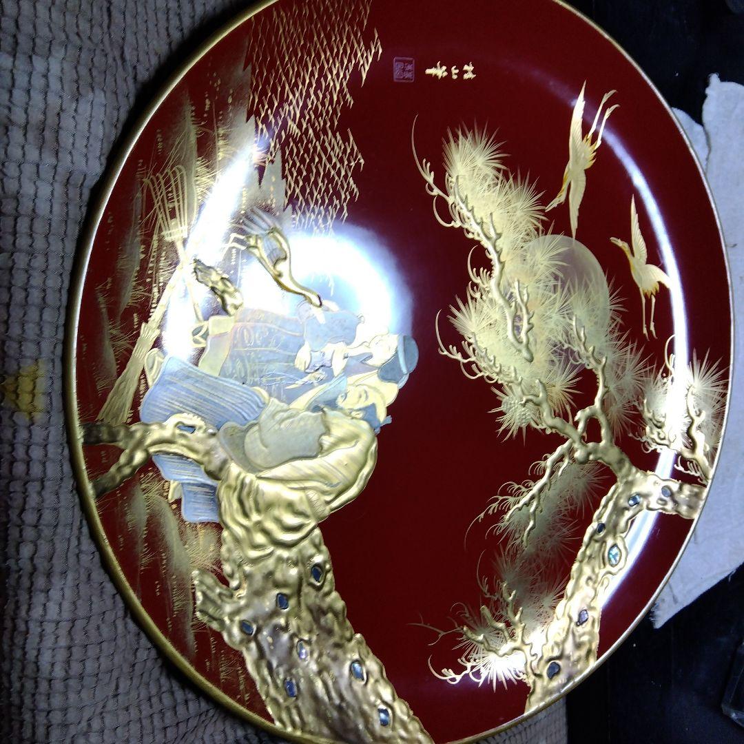 輪島塗の飾り盆