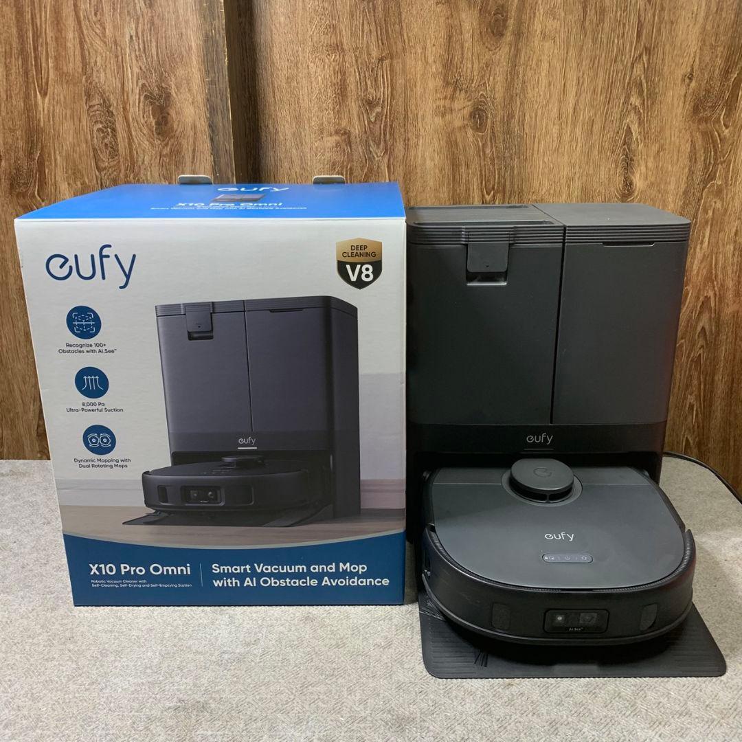 J651 eufy X10 Pro Omni ロボット掃除機 ブラック 動作品