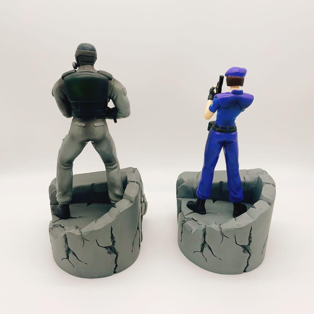 BIOHAZARD 時計付きフィギュア ジル ハンク セット