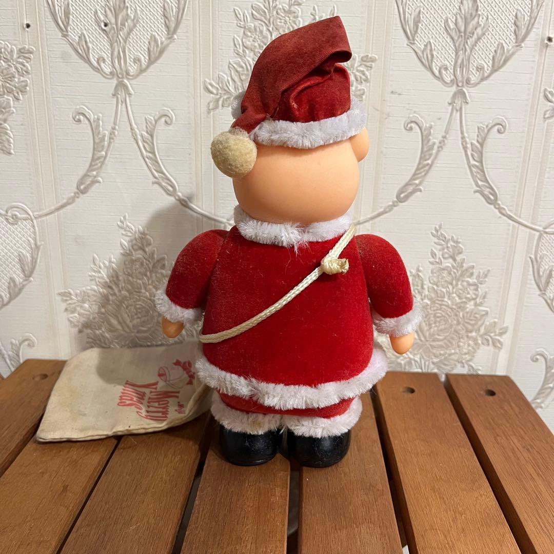 【アンティーク】Meiji CMらんど カールおじさん サンタコス ソフビ人形