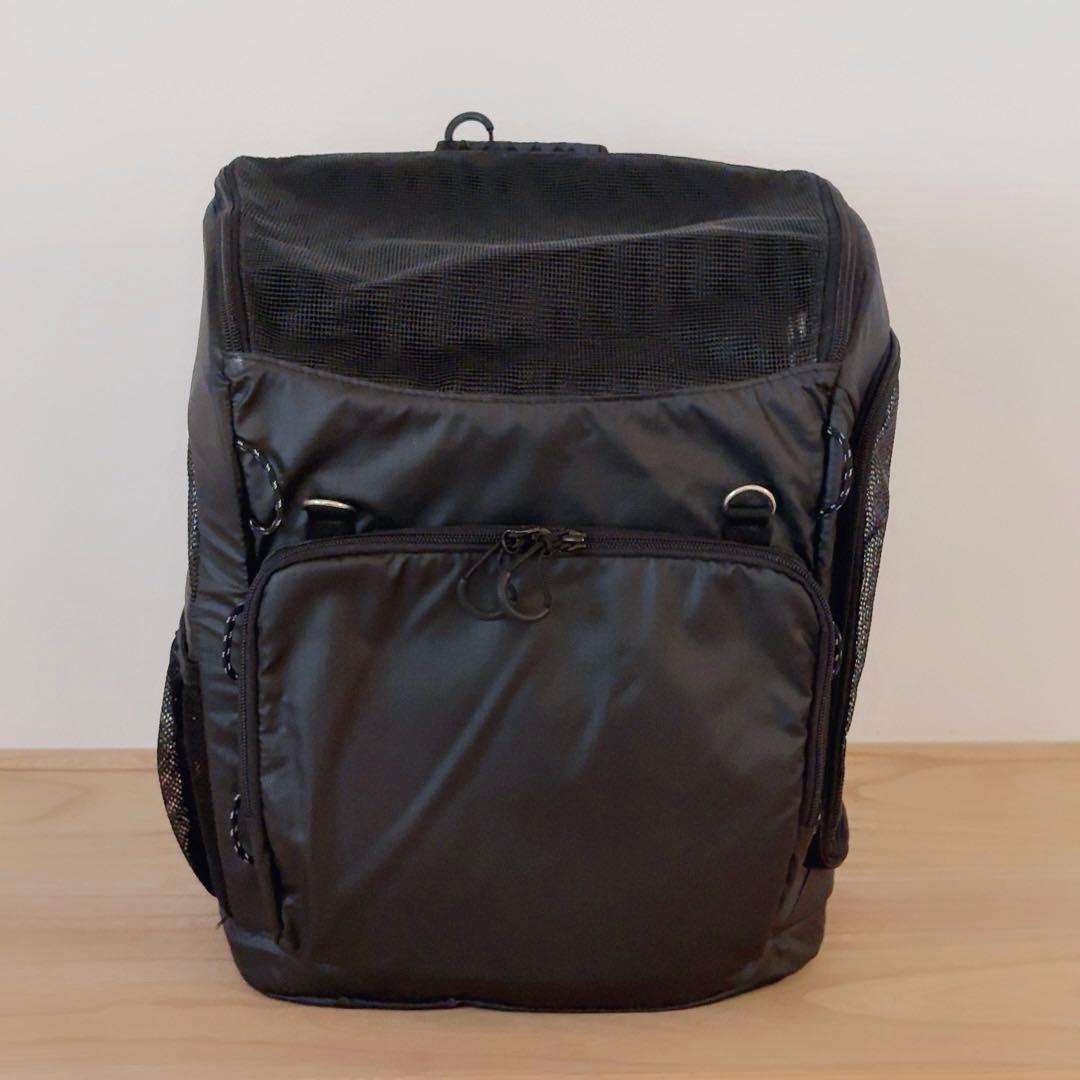 エアバギー 3ウェイバックパックキャリー レギュラー ブラック 黒 リュック 犬