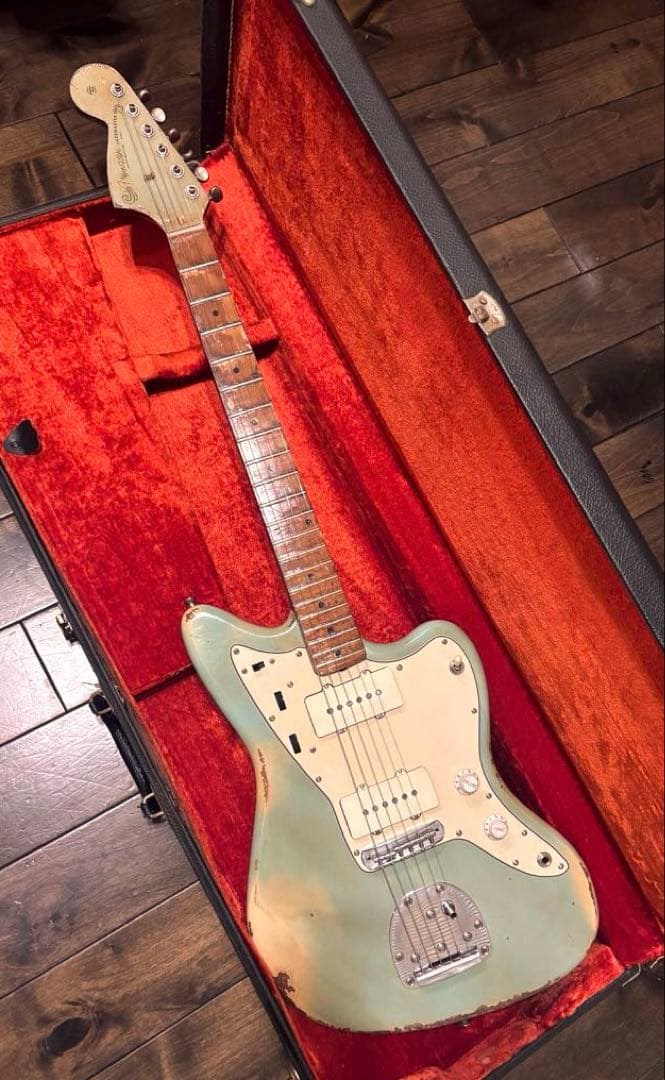 JAZZMASTERタイプ　レリック　マッチングヘッド　リバースヘッド