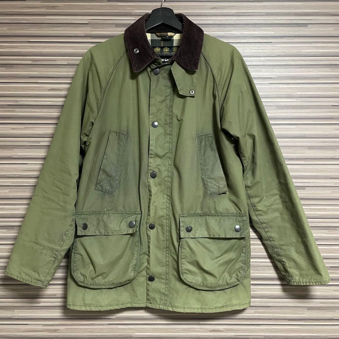 バブアー　ウォッシュドビデイル　SL セージ ビームス別注