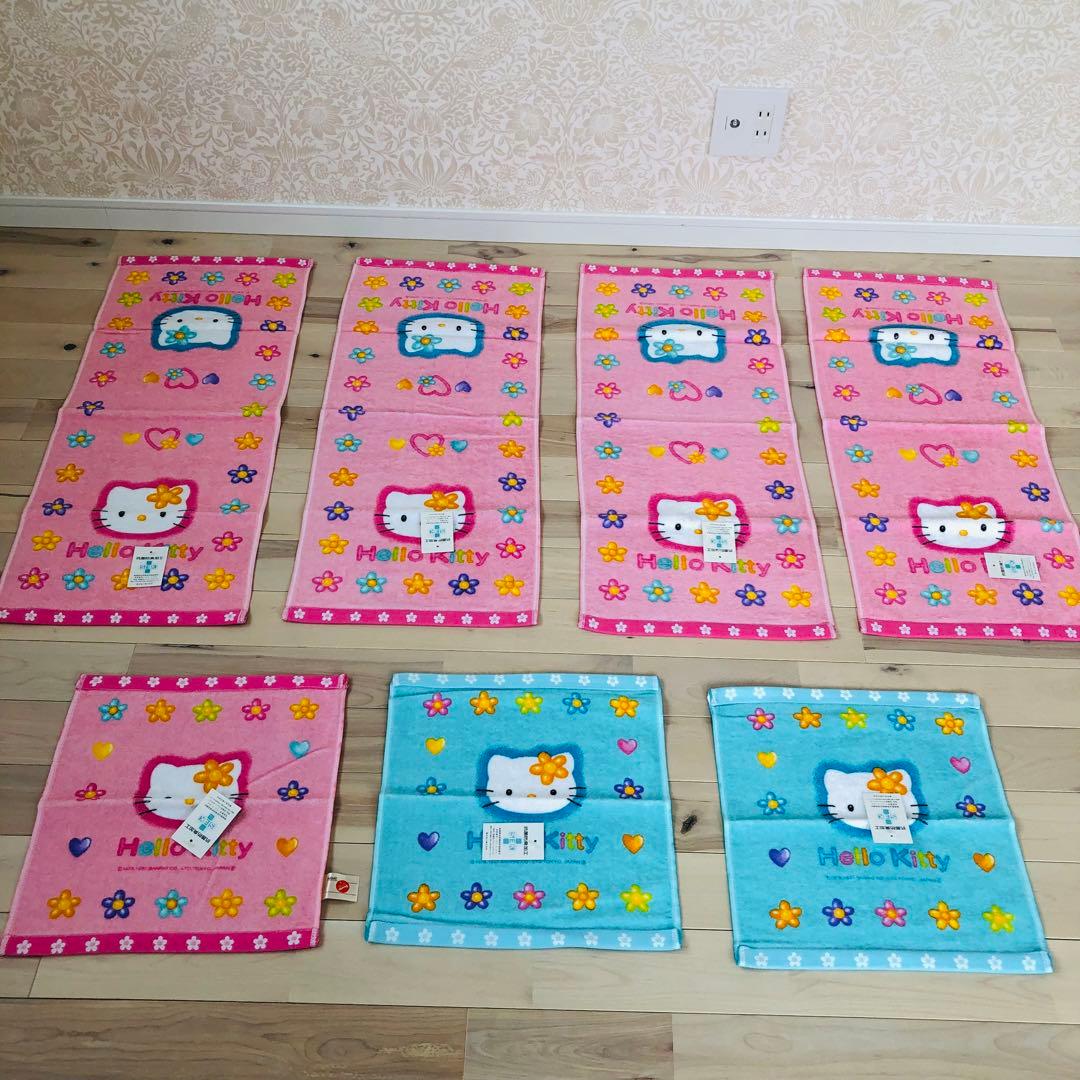 【サンリオ】平成　お花キティ　レアなハローキティ　タオル　まとめ売り