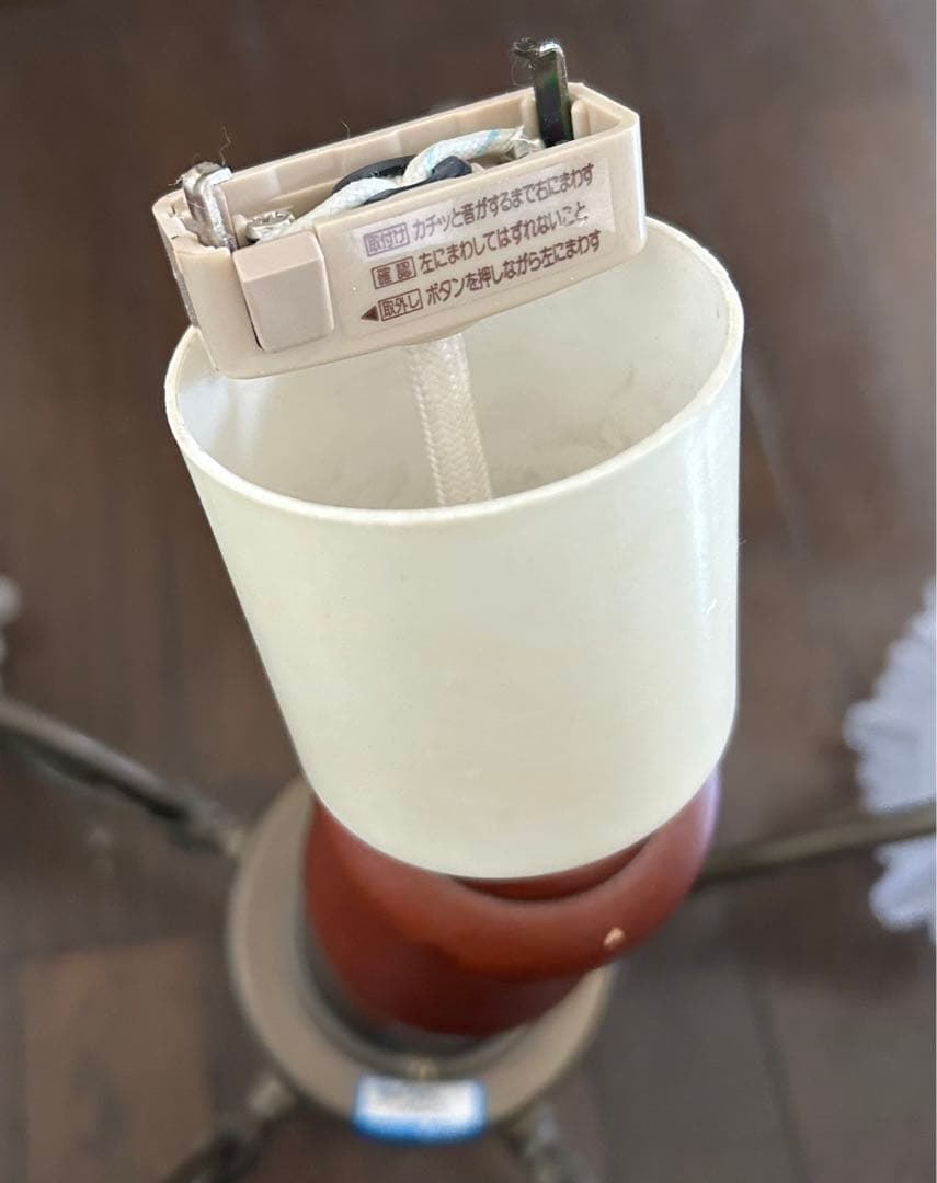 【USED】アンティーク風シャンデリア 5灯 ブラウン