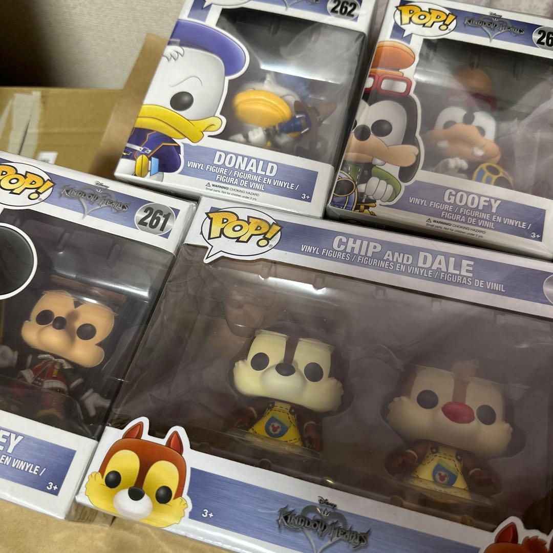 新品　廃盤　キングダムハーツ　POP！ファンコ　4点セット ドナルド　ミッキー