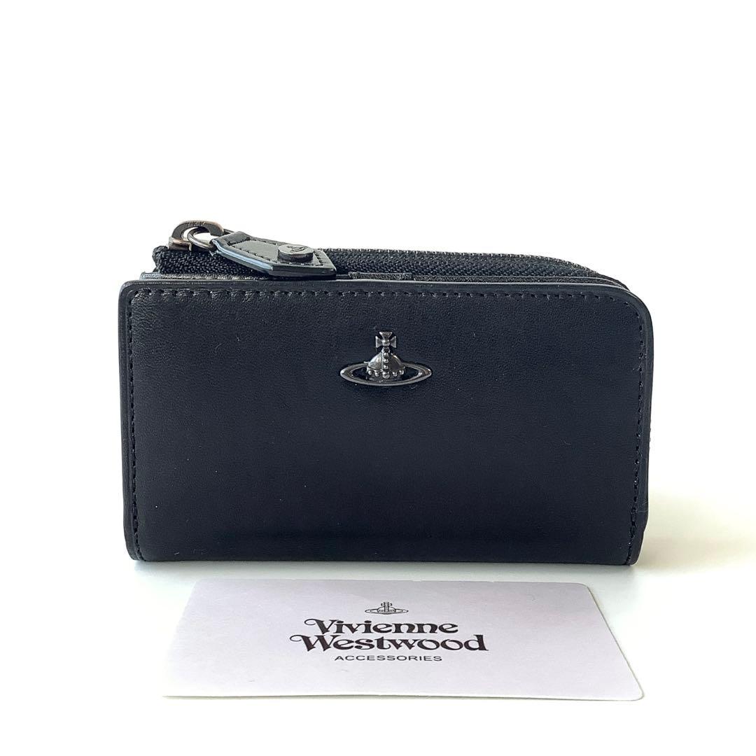 新品★ヴィヴィアンウエストウッド★コッパーキーケース小銭入れミニ財布★ブラック黒