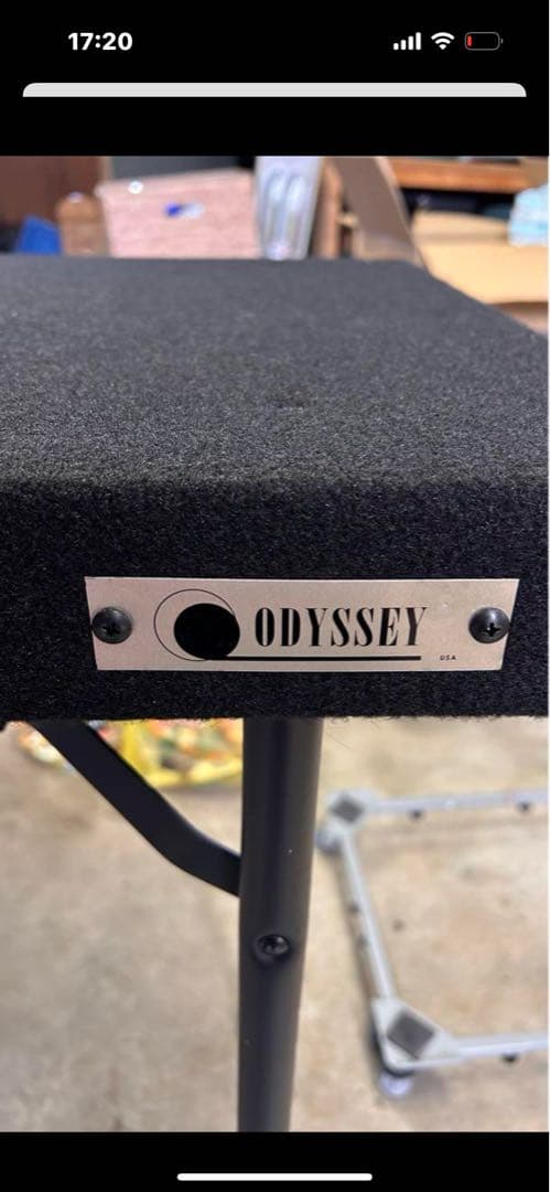 ODYSSEY DJテーブル 黒 長方形