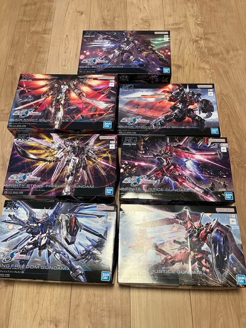 バンダイ ガンダムSEED FREEDOM HG ７種セット