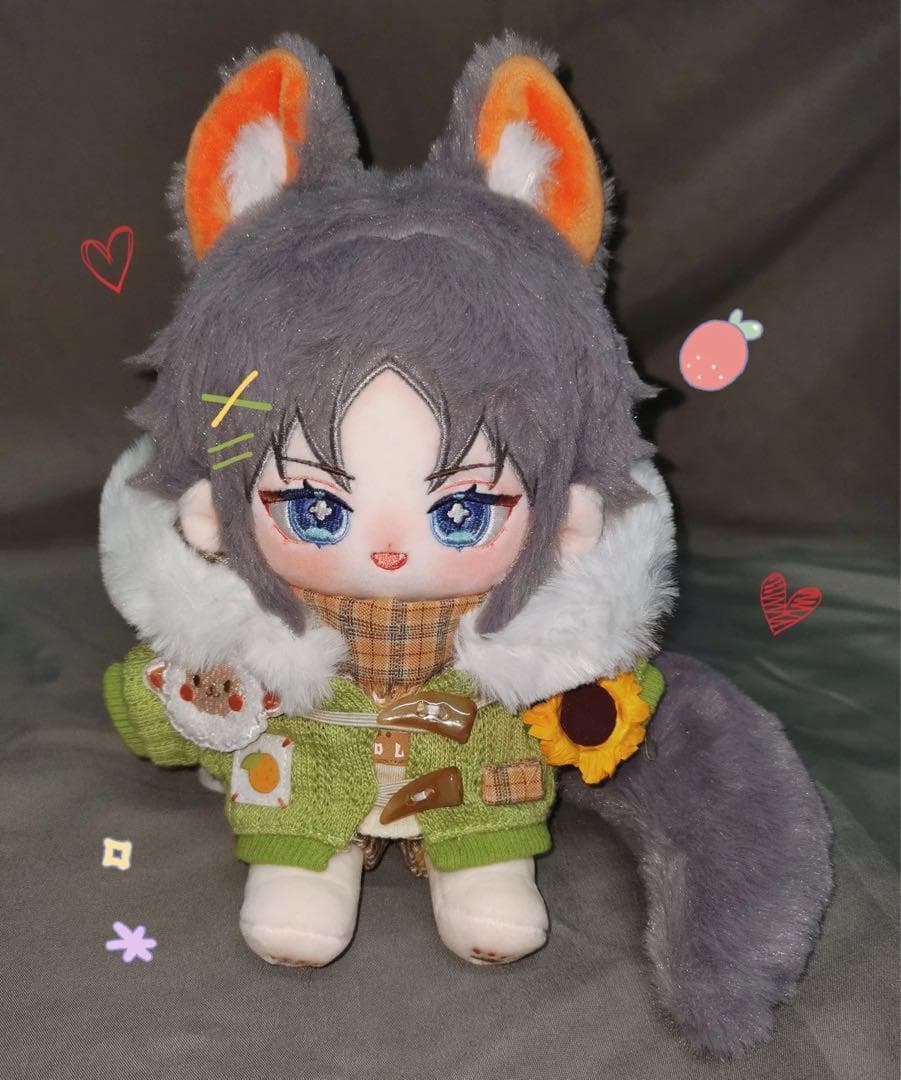 【激レア】着せ替え　ぬいぐるみ　20cm mysta ミスタ・リアス にじさんじ