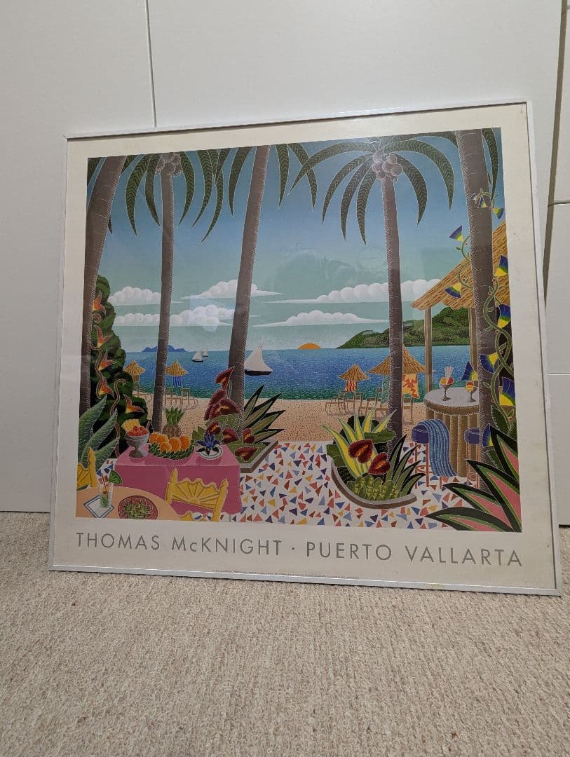 トーマス・マクナイト シルクスクリーン『プエルト・バジャルタ』