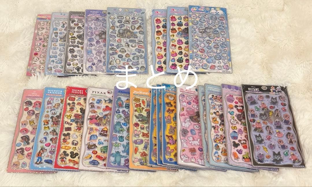 正規品　ボンボンドロップシール ディズニー サンリオ オリジナル まとめ売り