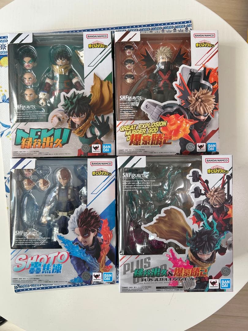 S.H.Figuarts 僕のヒーローアカデミア ヒロアカ4体セット