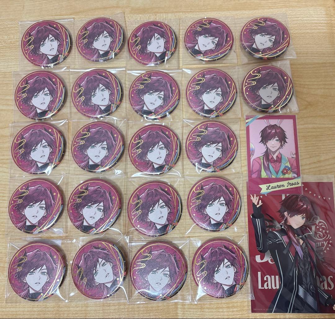 にじさんじ ローレン・イロアス 妖怪万化 缶バッジ チェキ ブロマイド