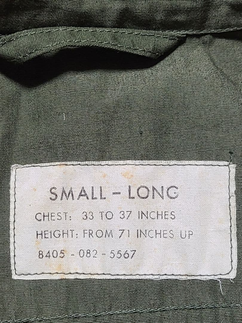 デッド級！米軍実物ジャングルファティーグ S-L 半袖 3rd ノンリップ