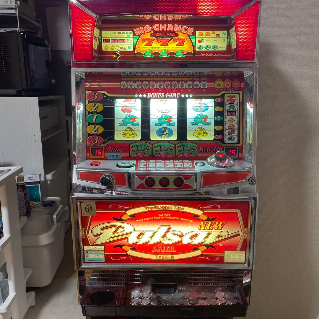 パチスロ　実機　山佐　ニューパルサーR 遊戯仕様　中古品