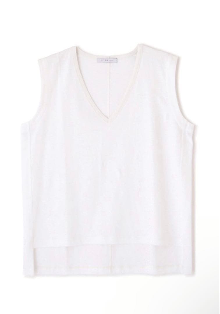 ETRE TOKYO ヘンプコットンスリーブレスタンクトップ