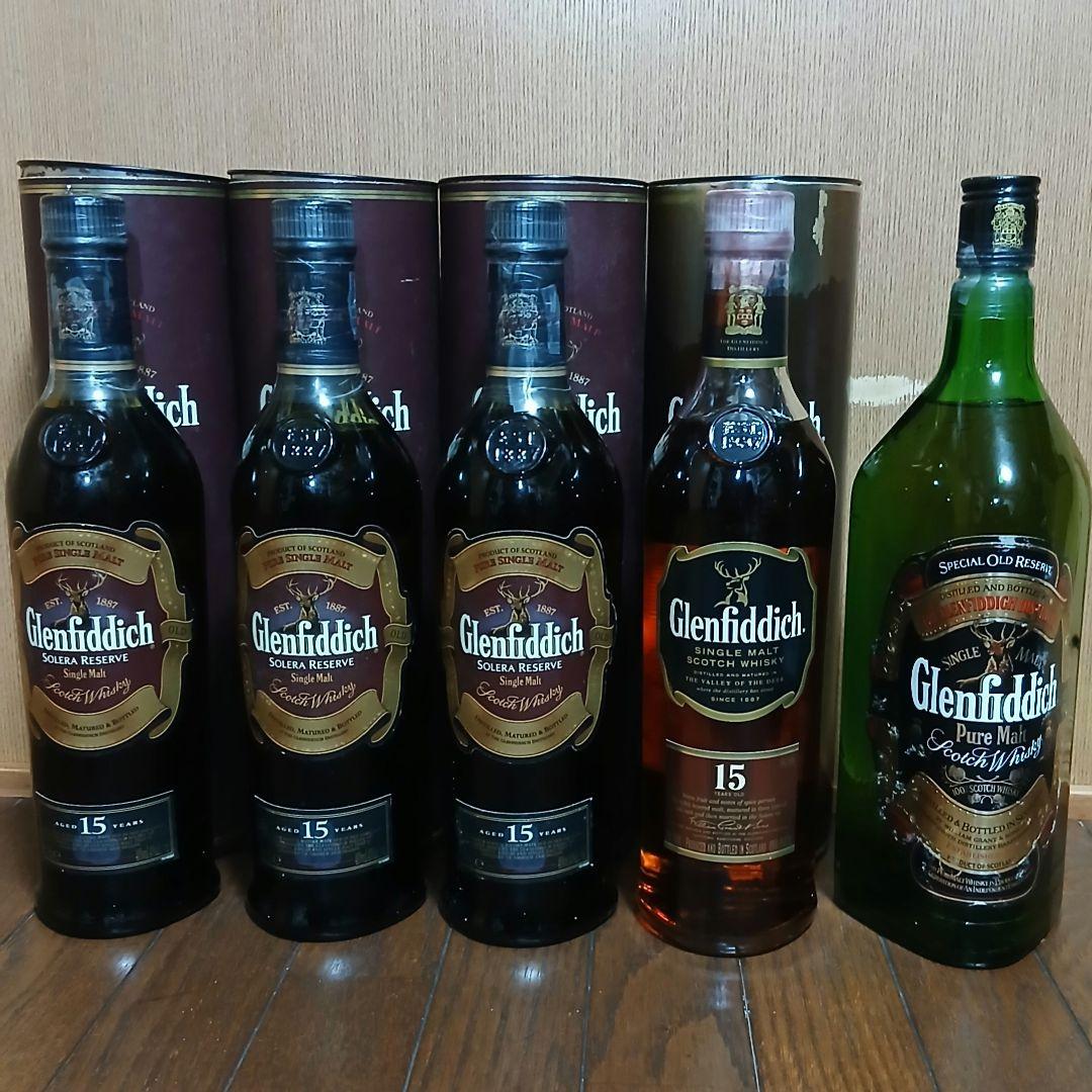 グレンフィディック15年　他5本セット
