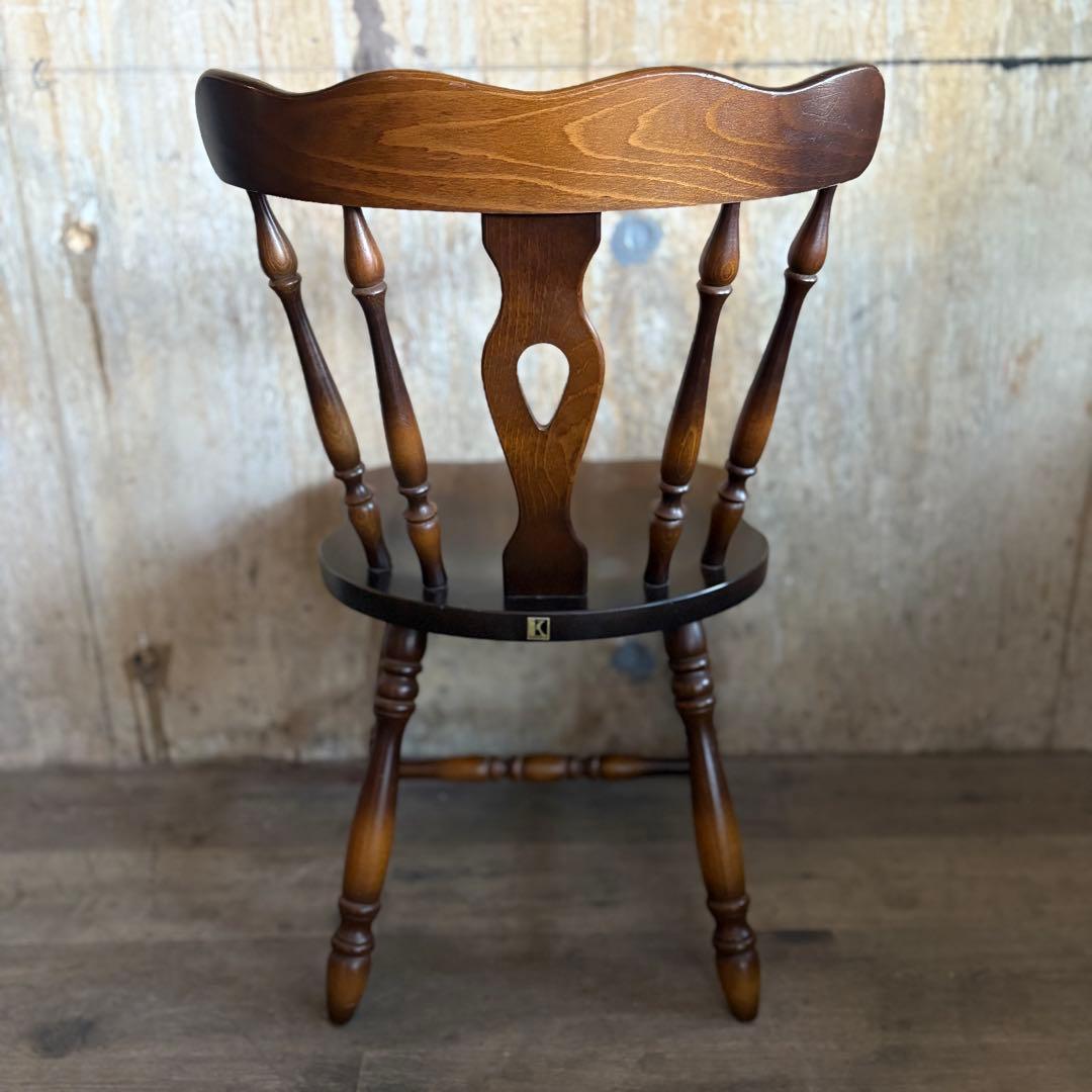 飛騨キツツキ　ウィンザーチェア　スピンドル　ボウバック