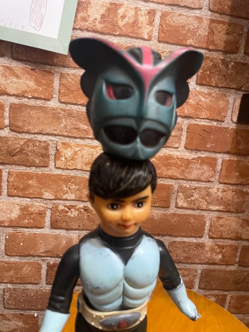 激レア　当時物　バロムワン　バロム1 面取れ　マスク　旧バンダイ　ポピー