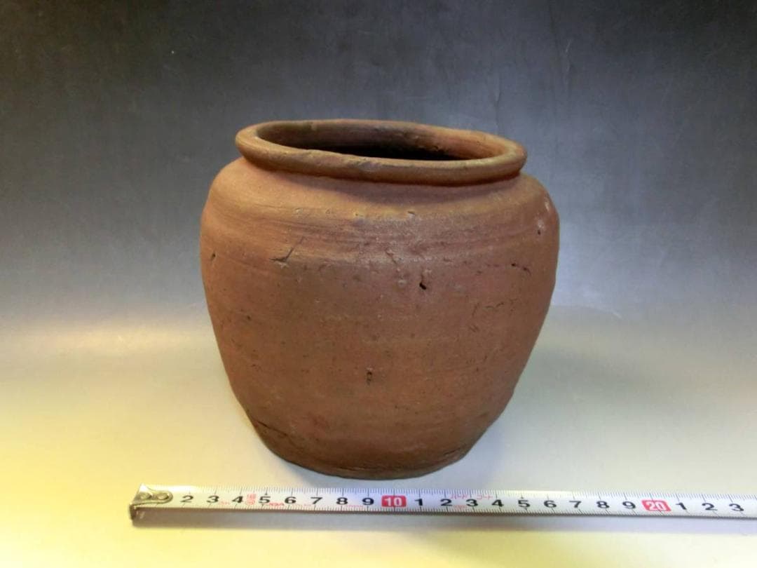 壷■古備前 船壺 古壷 お歯黒壷 鉄漿 古い甕 江戸期 古美術 時代物 骨董品■