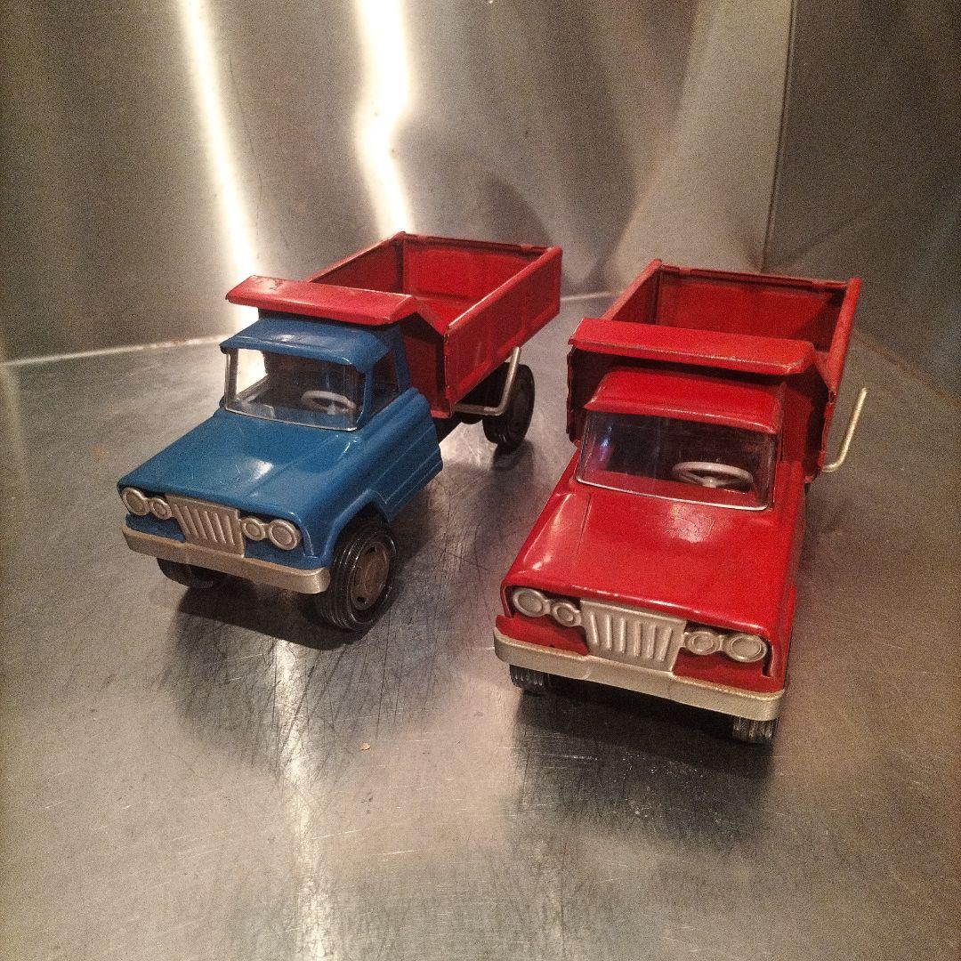 ダンプカー 2台セット 青 赤