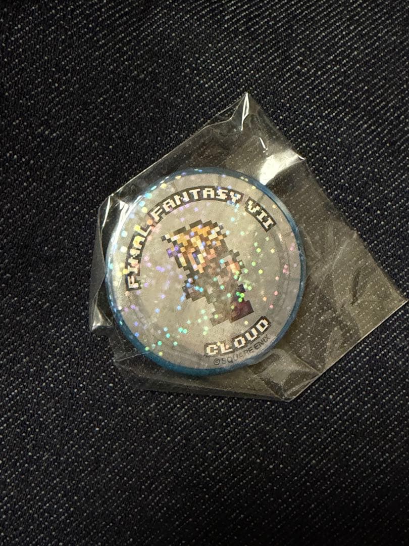 FF7 FFRK レコードキーパー 缶バッジ クラウド レア